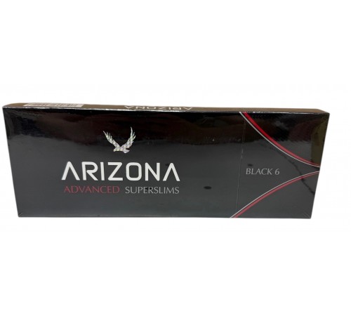 Сигареты Arizona Advanced Superslims Black 6 ( Аризона Суперслим Чёрные )