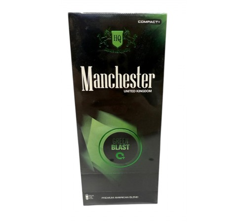 Сигареты Manchester Queen Green Blast ( Манчестер Компакт Кнопка Яблоко )