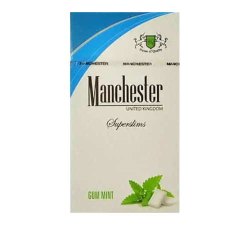 Сигареты Manchester Gum Mint SuperSlims оптом