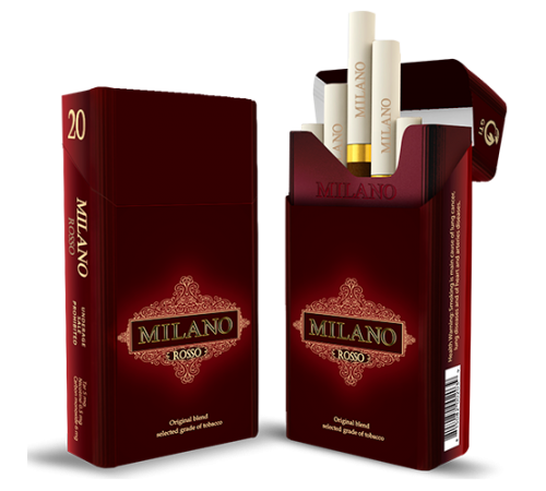Сигареты MILANO ROSSO compact  вишня оптом