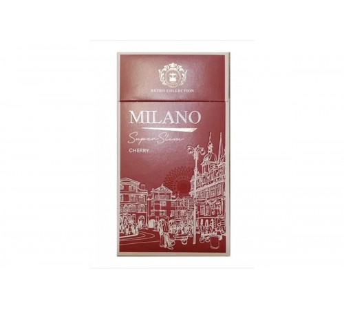 Сигареты Milano Retro Collection Superslims Cherry (Милано Ретро Вишня Суперслимс) оптом