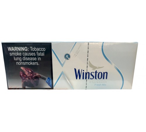 Сигареты Winston XSpression Fresh Mix ( Винстон Кнопка Мята Суперслим )